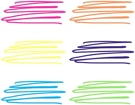 Tulip Permanent Nontoxic Fabric Markers Neon 6 Pack - Large Bullet Tip, Child Safe, Minimal Bleed & Fast Drying - Premium Quality for T-shirts, Clothes, Shoes, Bags & Other Fabric Materials - Image 6