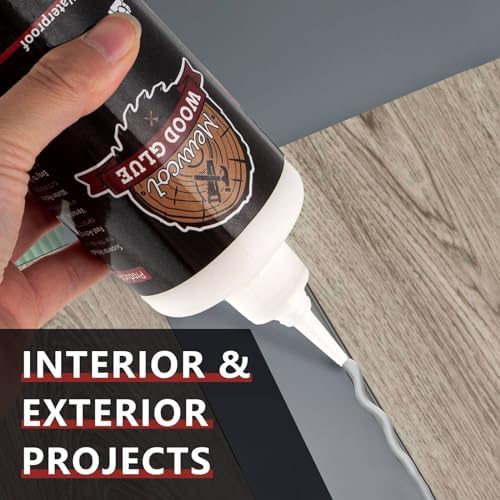 Wood Glue, Strong Glue for Woodworking, Waterproof Clear Wood Glue for Furniture Heavy Duty, Interior & Exterior Furniture Glue for Crafts, Baseboard, Cabinets, Door (500g) - Image 4